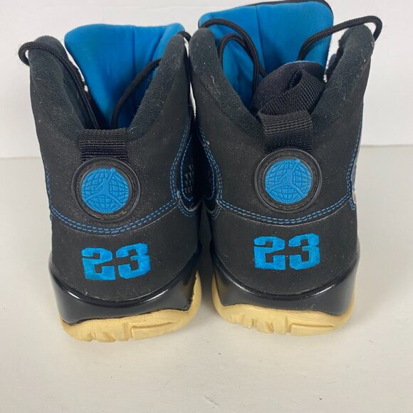 Nike Air Jordan 9 Retro Photo Blue Black 302370 007 Mens Size 8 - Picture 10 of 16